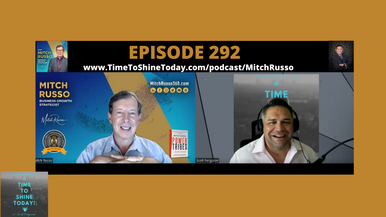 Read more about the article 292-From Building His Own 7 Figure Business to Partnering with Tony Robbins and Chet Holmes – TTST Interview with Author and Founder of Clientfol.io Mitch Russo