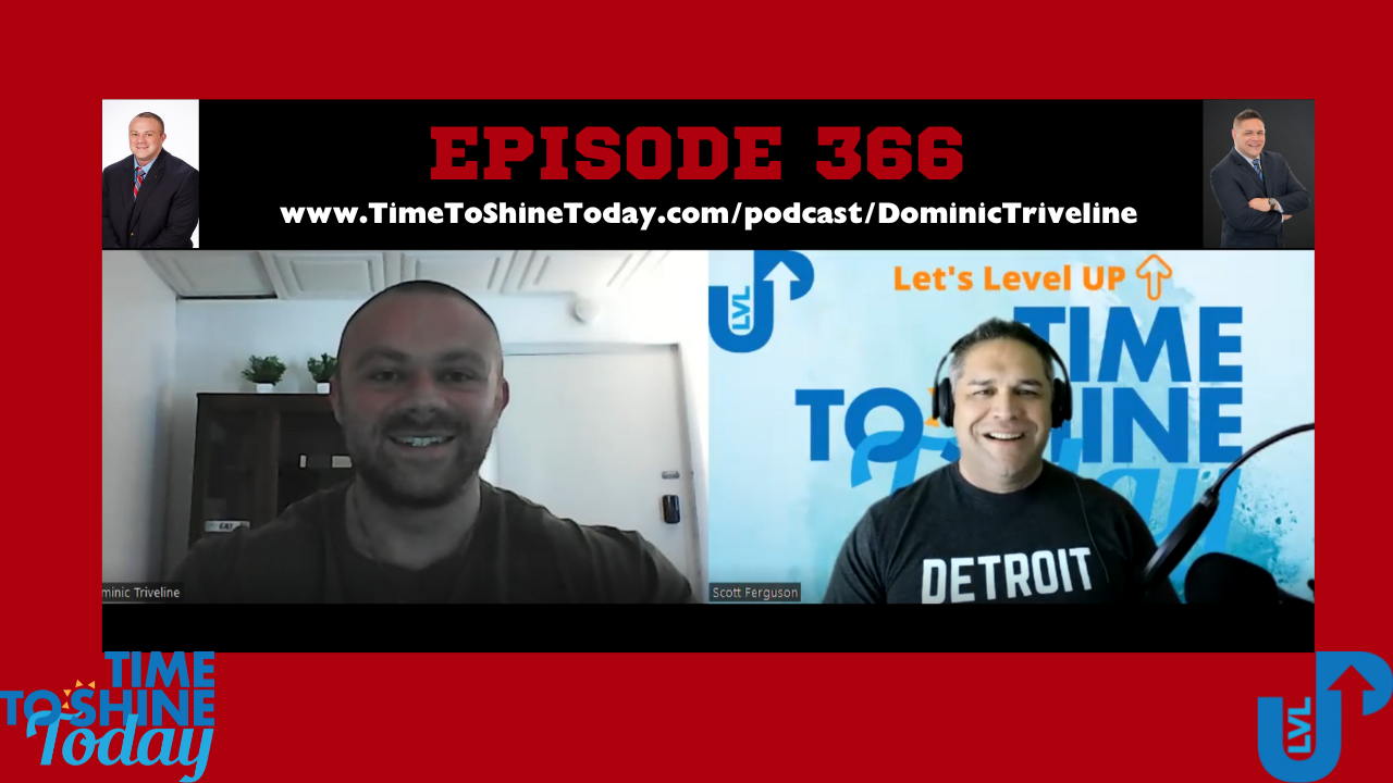 Read more about the article 366- IFBB Pro Bodybuilder and Real Estate Investor Drops Tips to Level UP Your Focus and Discipline  – TTST Interview with Dominic Triveline