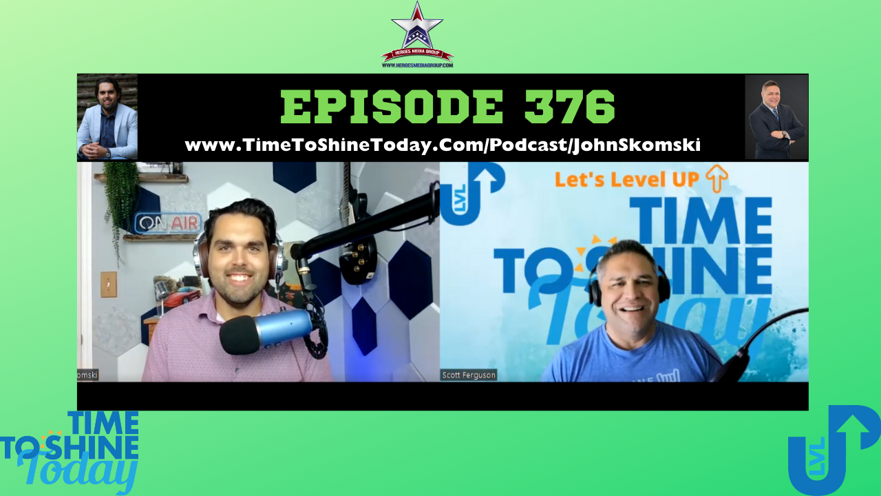 Read more about the article 376-Helping Early Stage Entrepreneurs Level 🆙 their Business and Mindset  –  TTST Interview with John Skomski