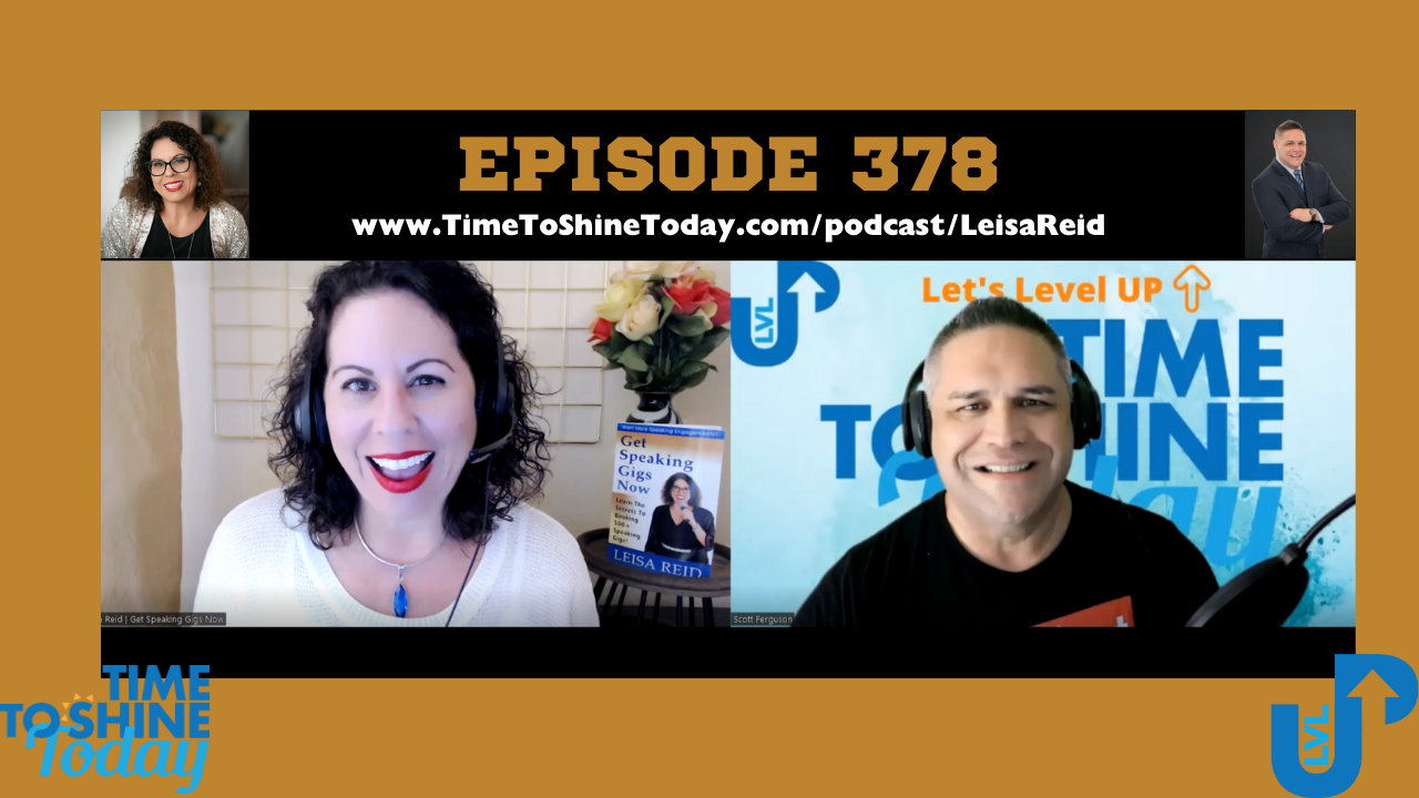 Read more about the article 378-Get Your Talk Ready to Rock! & Get Speaking Gigs NOW!! – TTST Interview with Speaking Coach and Author Leisa Reid