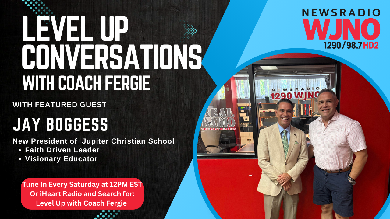 Read more about the article 019-Head, Heart, and Hands: A Blueprint for Thriving in Life ❤️🧠✋Level 🆙 with Coach Fergie Conversation with the New President of Jupiter Christian School Jay Boggess