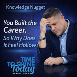 Read more about the article You Have Built the Career. So Why Does it Feel Hollow? – ⚡3 Minute Coach Fergie Knowledge Nugget