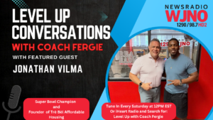Read more about the article From Super Bowl Champion to Community Builder: Changing Lives Through Building Affordable Housing 🏆🏡   – Level 🆙 Conversation with Jonathan Vilma Founder of Trè Bèl Holdings