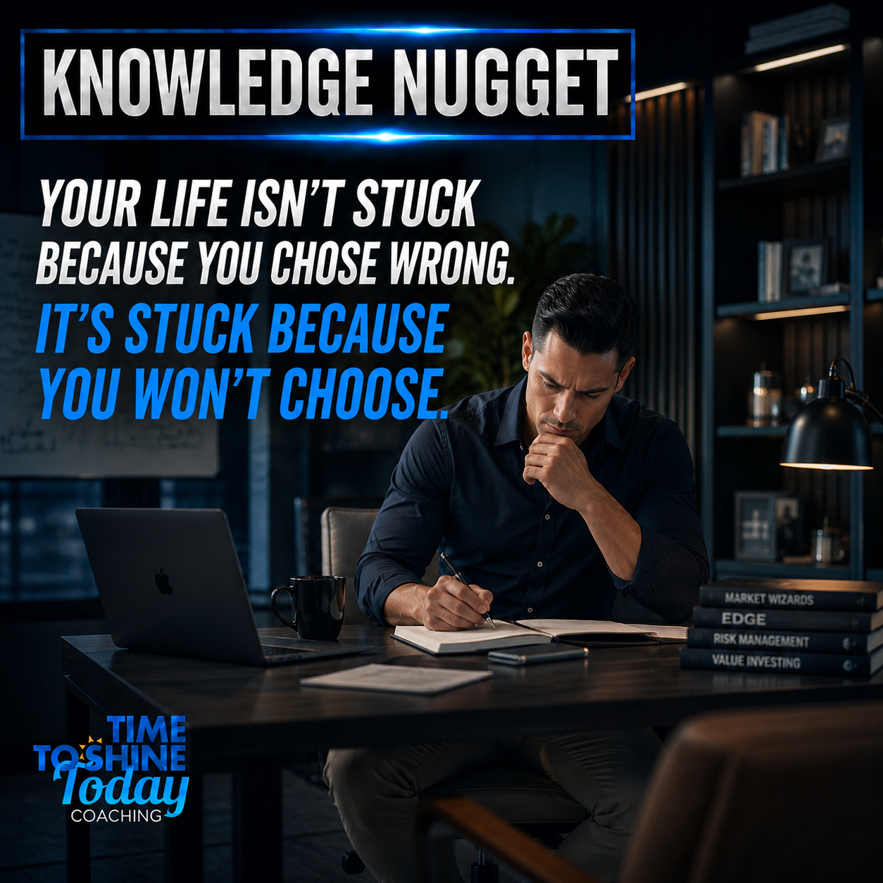 Read more about the article The Longer You Carry The Decision, The Heavier It Becomes 🔥 – ⚡3 Minute Coach Fergie Knowledge Nugget