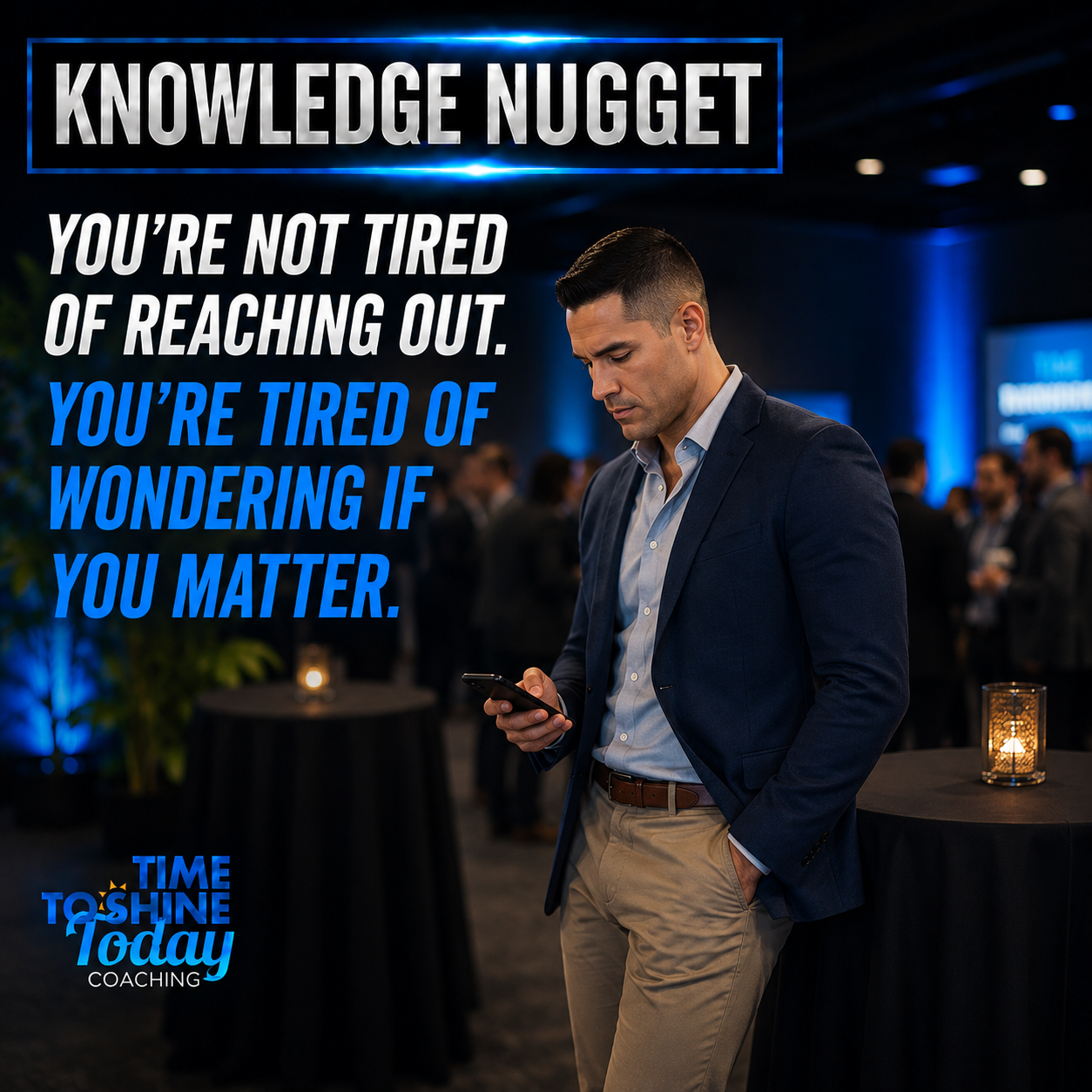 Read more about the article Stop Letting Unanswered Texts Decide Your Worth 📱  – ⚡3 Minute Coach Fergie Knowledge Nugget