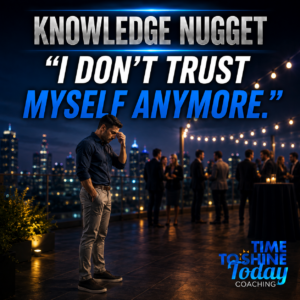 Read more about the article You Don’t Have a Confidence Problem. You Have a Self-Trust Problem 💪  – ⚡3 Minute Coach Fergie Knowledge Nugge