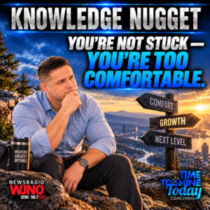 Read more about the article You’re Not Stuck—You’re Too Comfortable: How to Break Your Comfort Zone, Build Discipline & Level Up with Coach Fergie 🚪🆙
