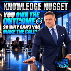 Read more about the article Accountable for Results, Waiting on Permission—Now What? 🎯 – ⚡3 Minute Coach Fergie Knowledge Nugget